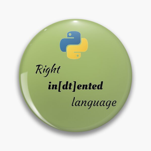 Item preview, python - the right intended/indented language designed and sold by Indite.