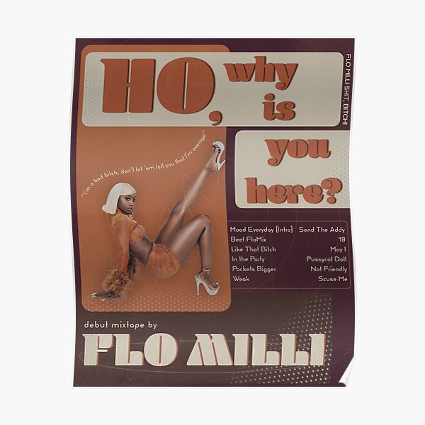 Flo Milli Poster Poster