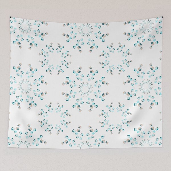Item preview, Cool DND Polyhedral Dice Pattern in Beachy Ocean Colors designed and sold by gobbieshoppe.