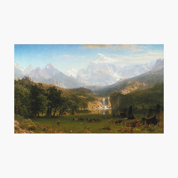 Albert Bierstadt - The Rocky Mountains, Lander's Peak (1863) Photographic Print