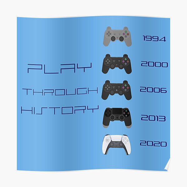 Play Through History: Playstation" Poster for by TranSeMagic | Redbubble