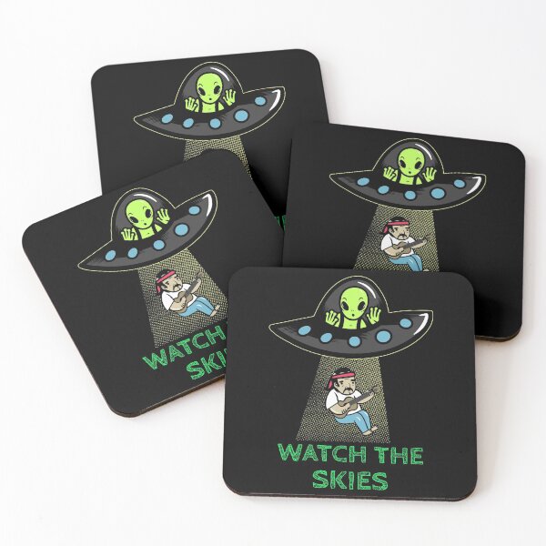 Item preview, Watch the skies - Flying Saucers designed and sold by Arva-Designs.