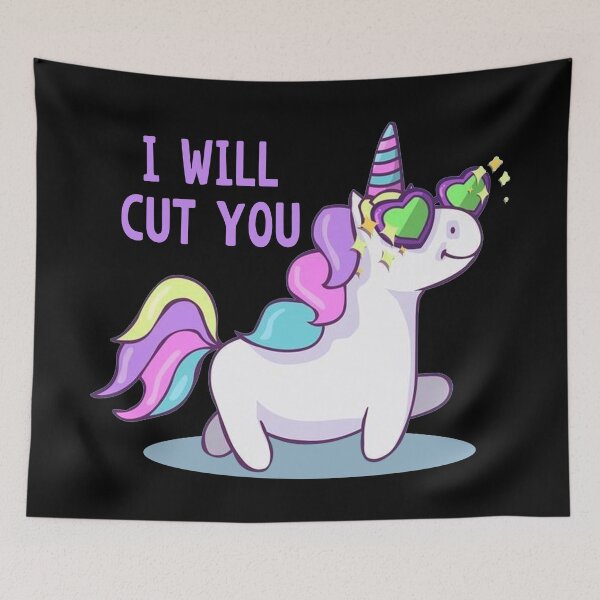 Item preview, unicorn i will cut you designed and sold by BestFortress.