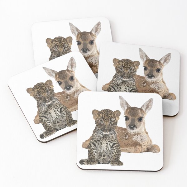 Item preview, Leopard and deer designed and sold by obscurite.