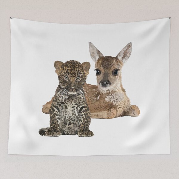 Item preview, Leopard and deer designed and sold by obscurite.