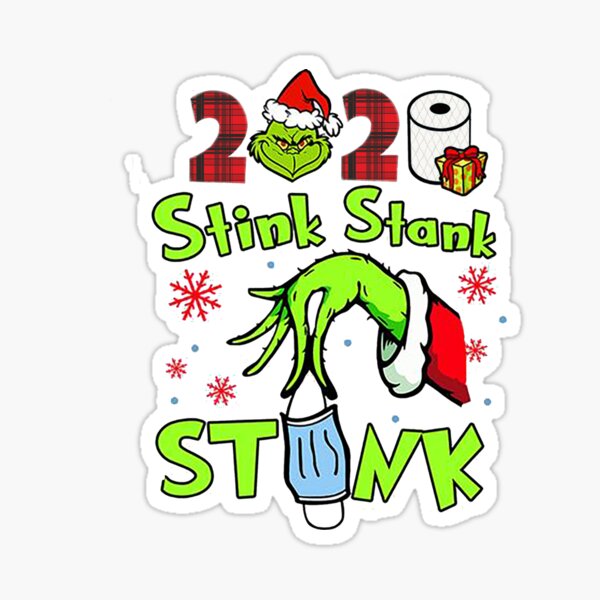 2020 Stink Stank Stunk Matching Family Christmas Pijamas Sticker
