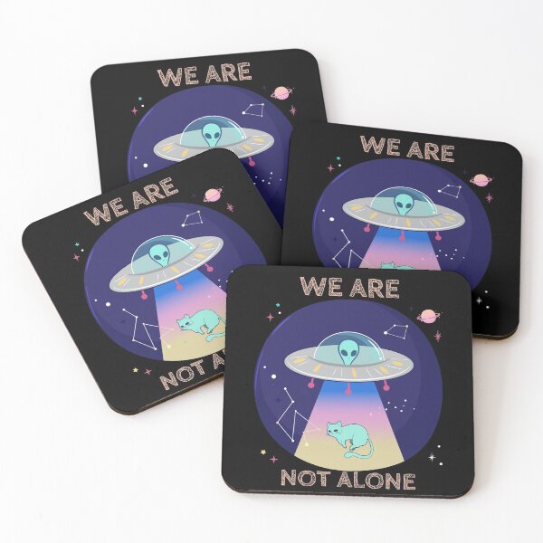Item preview, We are not alone - Flying Saucers designed and sold by Arva-Designs.