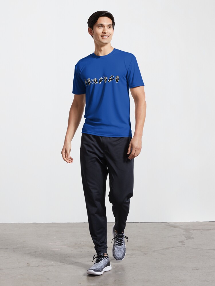 Alternate view of REJOICE ASL Sign Language Design Active T-Shirt