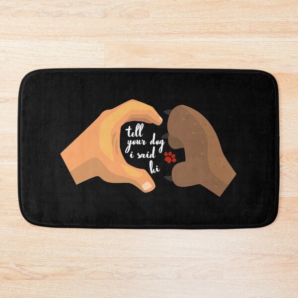 Item preview, Tell Hi Dog Heart designed and sold by ARUN VASWANI.