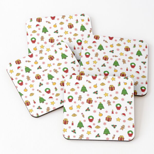 Item preview, Cute Christmas Pattern on White Color designed and sold by Takeda-art.