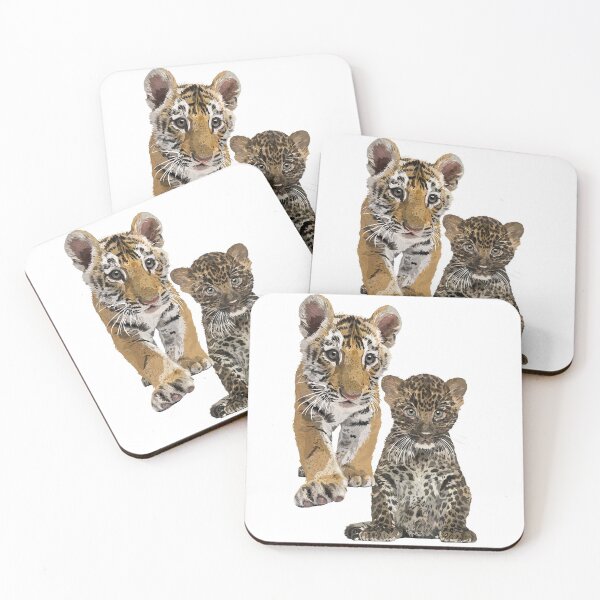 Item preview, Leopard and tiger designed and sold by obscurite.
