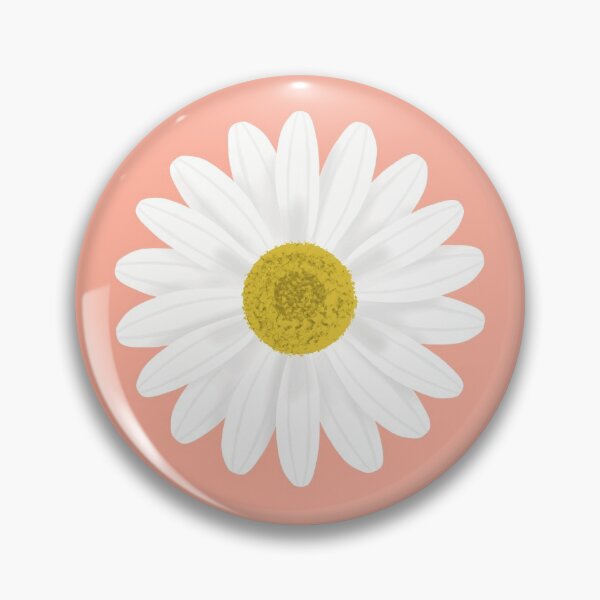 Item preview, Pretty White Daisy Flowers Pattern Art  designed and sold by jvcoart.