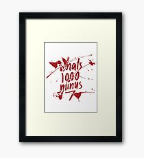 1000-7 Framed Print