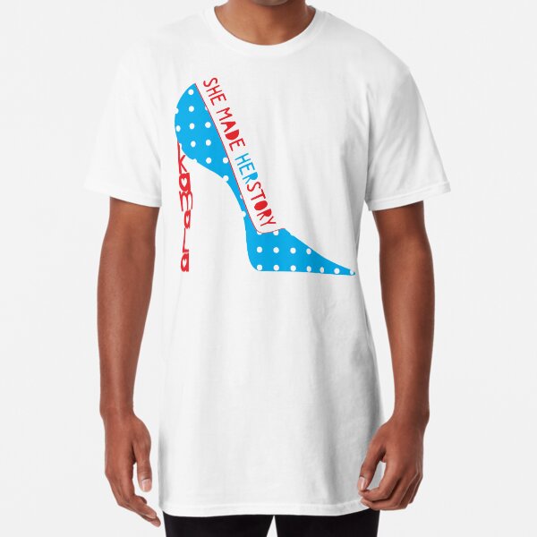 Kamala She Made Herstory Red, White, and Blue Long T-Shirt