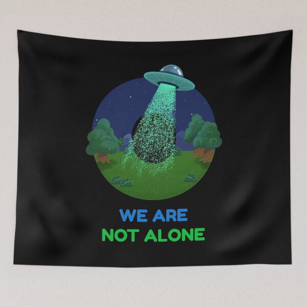 Item preview, We are not alone - Flying Saucers designed and sold by Arva-Designs.