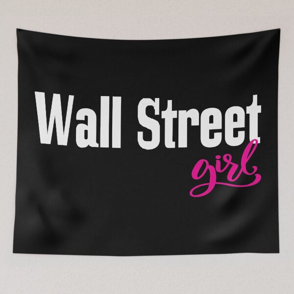 Item preview, Wall Street Girl Stock Market Stock Trading Bull Bear Market designed and sold by ProjectX23.
