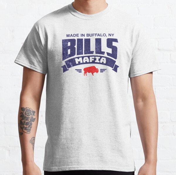 CustomCat Buffalo Bills Bills Mafia Retro NFL T-Shirt Red / 4XL