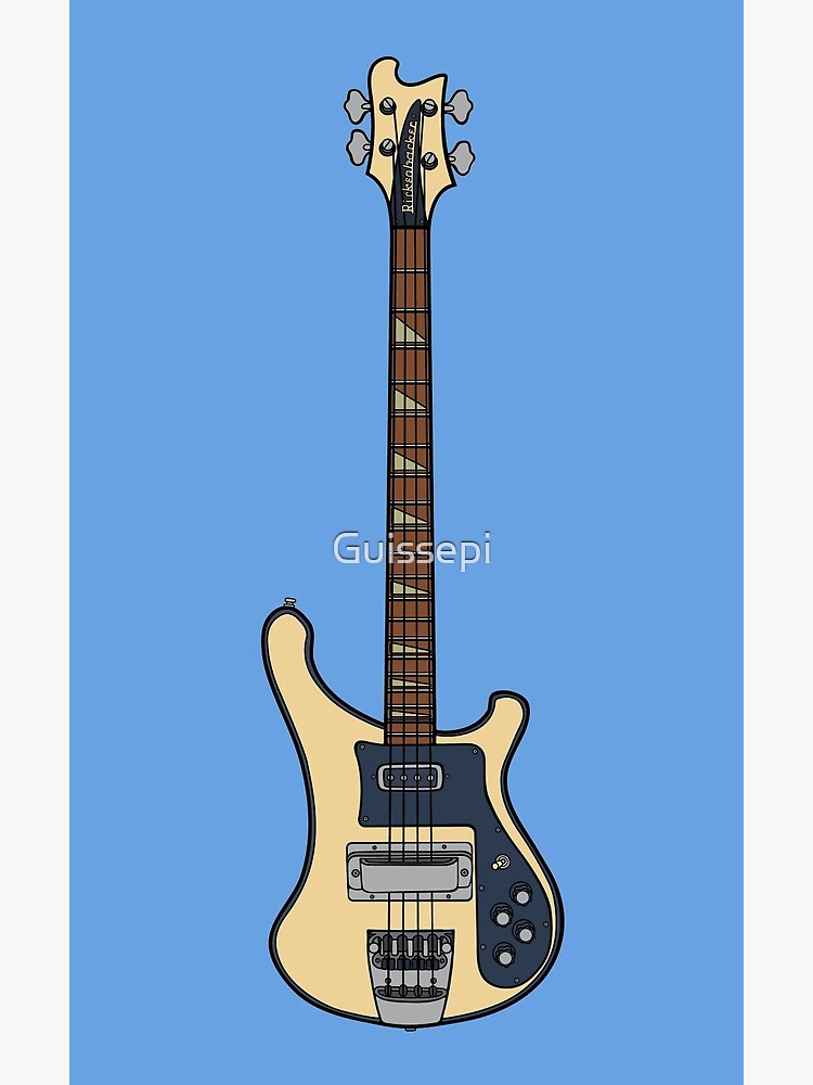 1978 Rickenbacker 4001 Poster for Sale by Guissepi