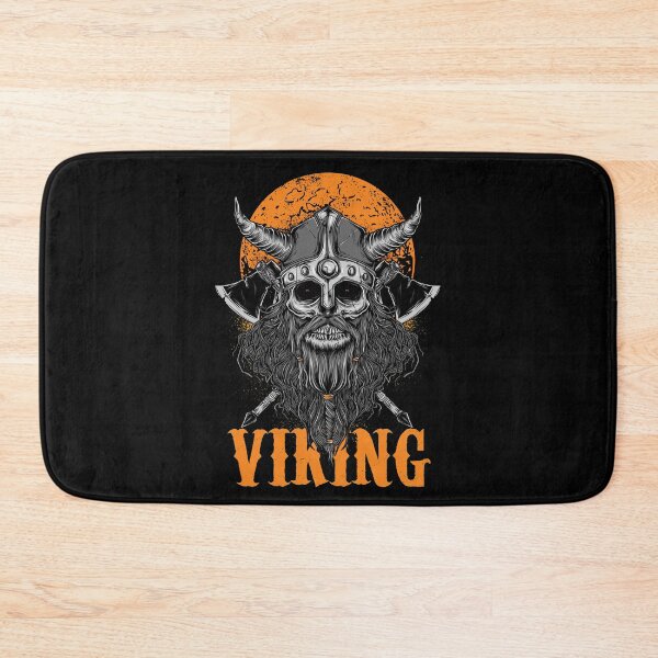 Item preview, Viking yellow skull designed and sold by WoodjohnTees.