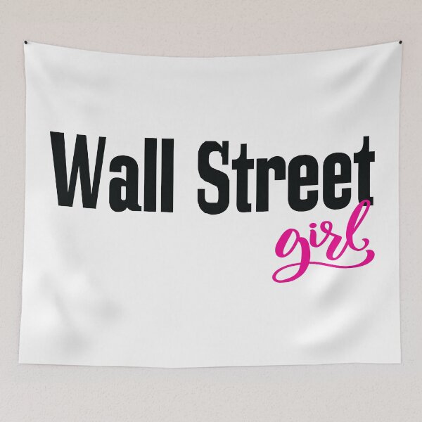 Item preview, Wall Street Girl Stock Market Stock Trading Bull Bear Market designed and sold by ProjectX23.