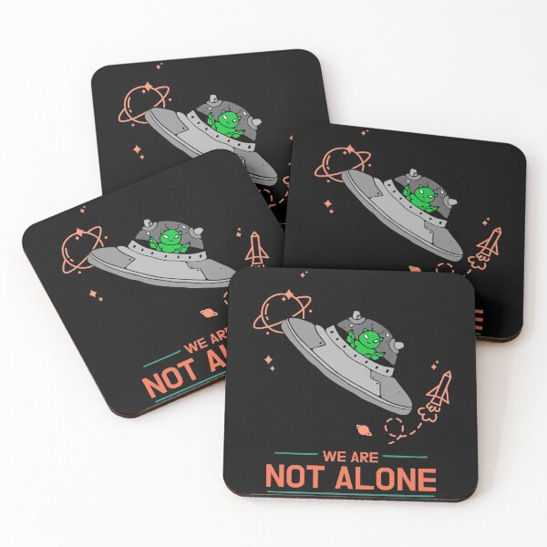 Item preview, We are not alone - Flying Saucers designed and sold by Arva-Designs.