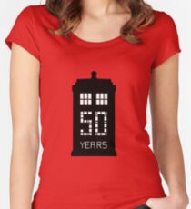 tardis tw Women's Fitted Scoop T-Shirt