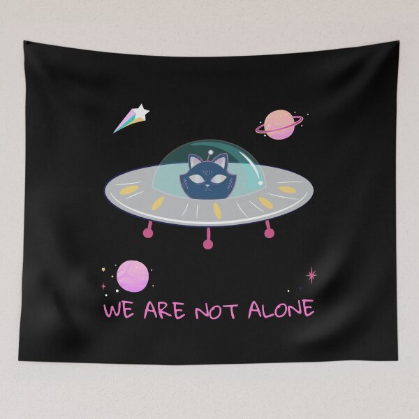 Item preview, We are not alone - Flying Saucers designed and sold by Arva-Designs.