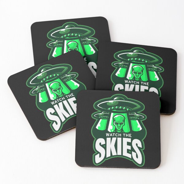 Item preview, Watch the skies - Flying Saucers designed and sold by Arva-Designs.