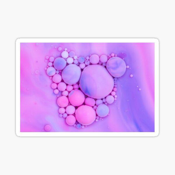 Bubbles Art Code Art Sticker