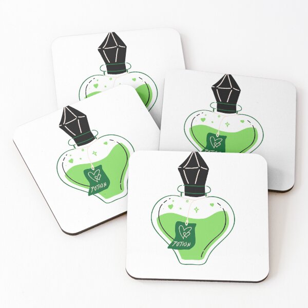 witch potion Coasters (Set of 4)
