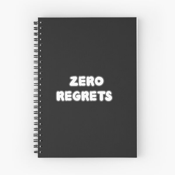 Item preview, Zero regrets designed and sold by Inspiring Strokes.
