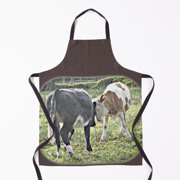 Item preview, Two heifers sparring designed and sold by DAscroft.