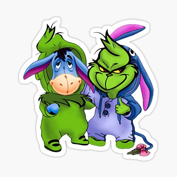 The Grinch - Animal Crossing #Ensemble Accessories Sticker