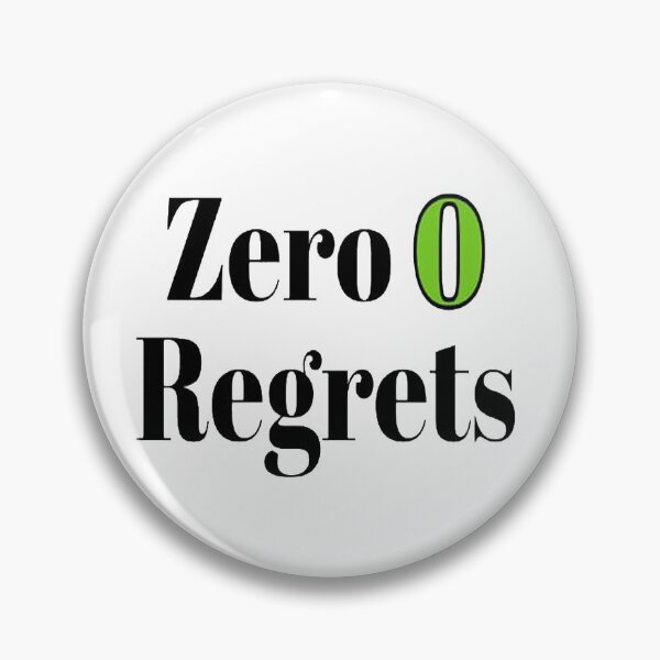 Item preview, Zero Regrets green designed and sold by NancyArtDesigns.