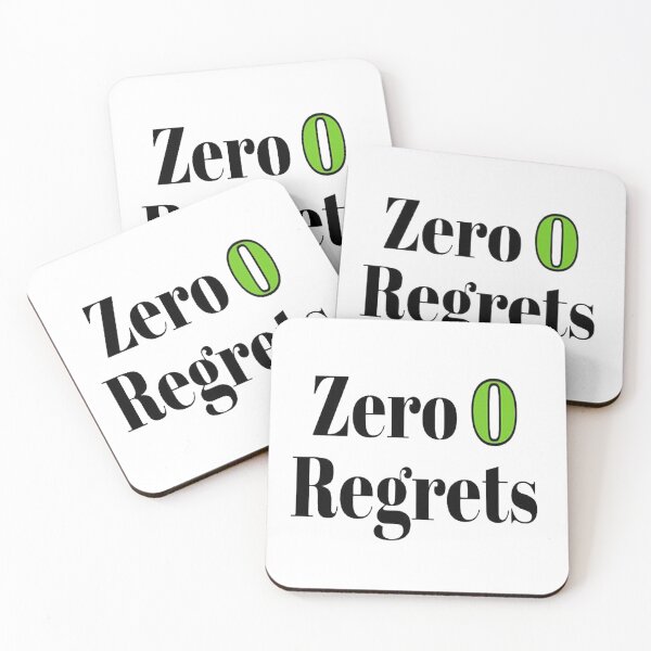 Item preview, Zero Regrets green designed and sold by NancyArtDesigns.