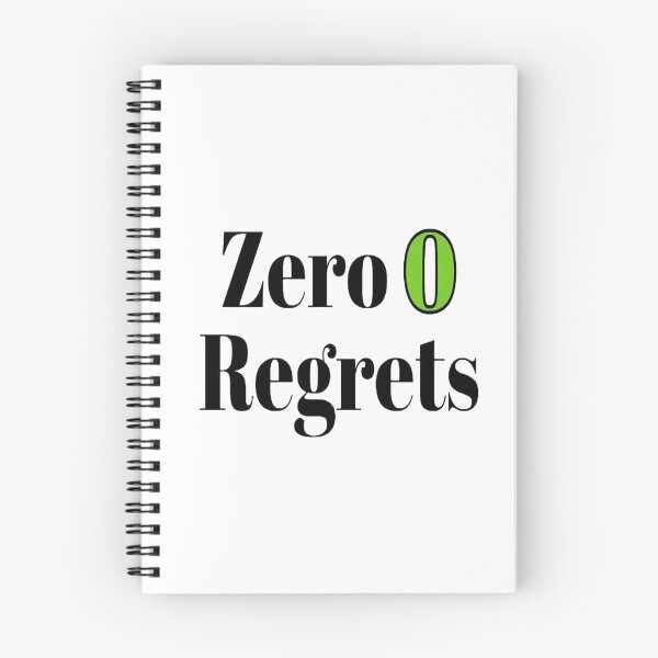 Item preview, Zero Regrets green designed and sold by NancyArtDesigns.