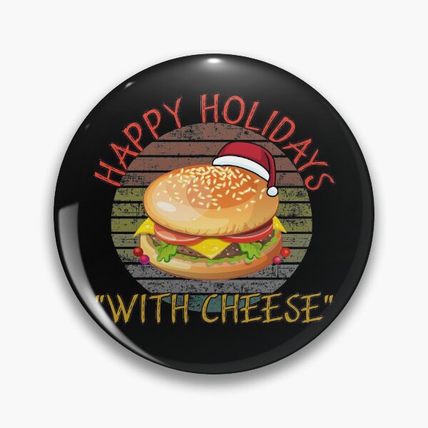Item preview, happy holidays with cheese designed and sold by Catsloversdotme.