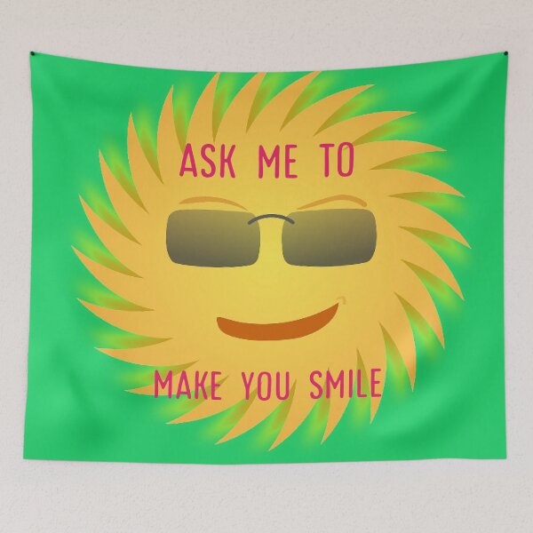 Aperçu de l'œuvre Ask me to make you smile créée et vendue par Sahil Randhawa.