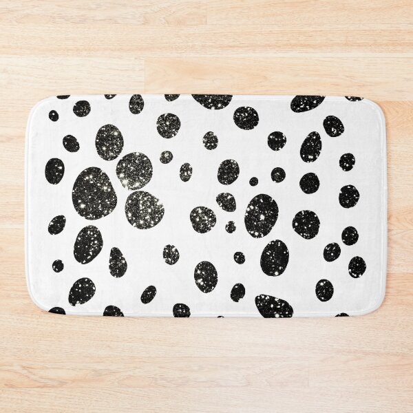 Item preview, Black glitter Dalmatian spots designed and sold by SJAPhoto.