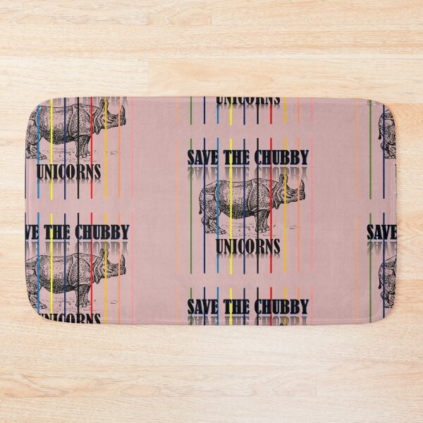 Item preview, SAVE THE CHUBBY UNICORNS FUNNY T CHIRTS designed and sold by Dahani-mo.