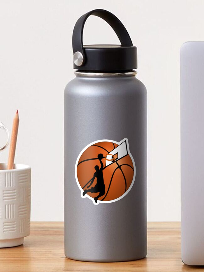 Thumbnail 1 of 3, Sticker, Slam Dunk Basketball Player designed and sold by Gravityx9.