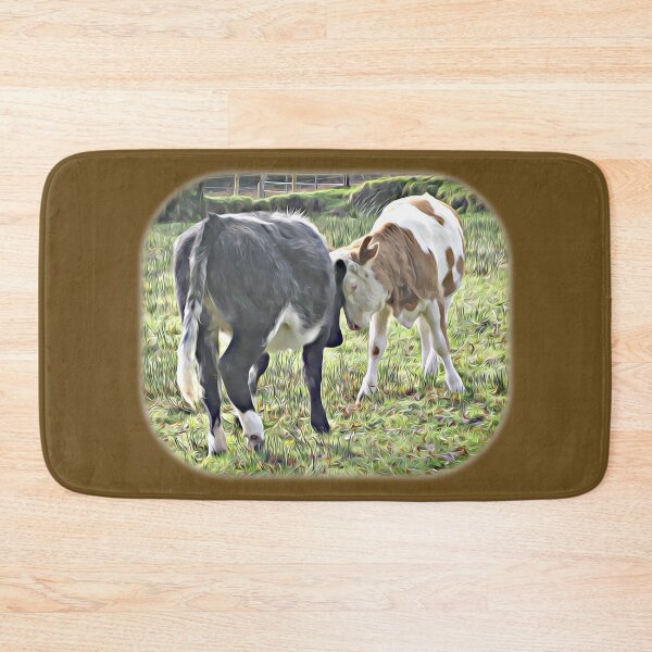 Item preview, Two heifers sparring designed and sold by DAscroft.
