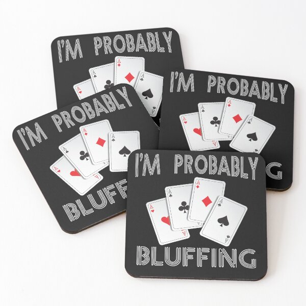 Item preview, Funny probably bluffing T-Shirt for Poker Players designed and sold by sunnym79.