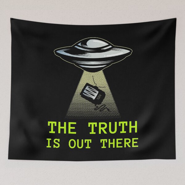 Item preview, The truth is out there - Flying Saucers designed and sold by Arva-Designs.