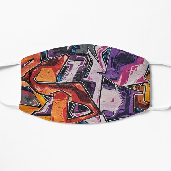 Colorful Grafitti Flat Mask