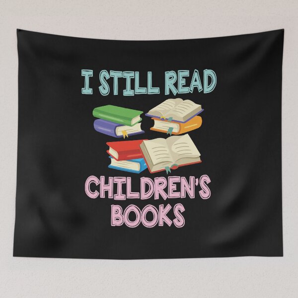 Item preview, I Still Read Children`s Books Reading Book TShirt designed and sold by sunnym79.