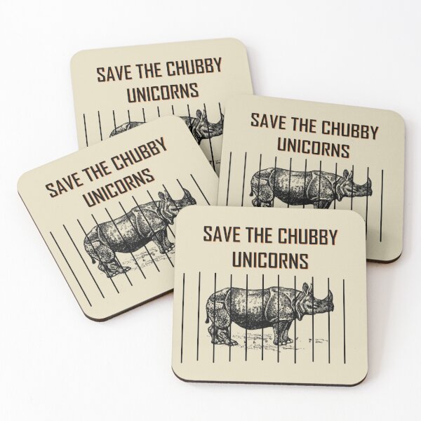 Item preview, SAVE THE CHUBBY UNICORNS FUNNY T CHIRT CLASSIC T CHIRT designed and sold by Dahani-mo.