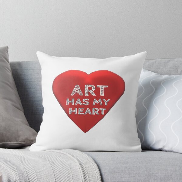 Item preview, Art Has My Heart Art Lover Statement designed and sold by ArtByLM.