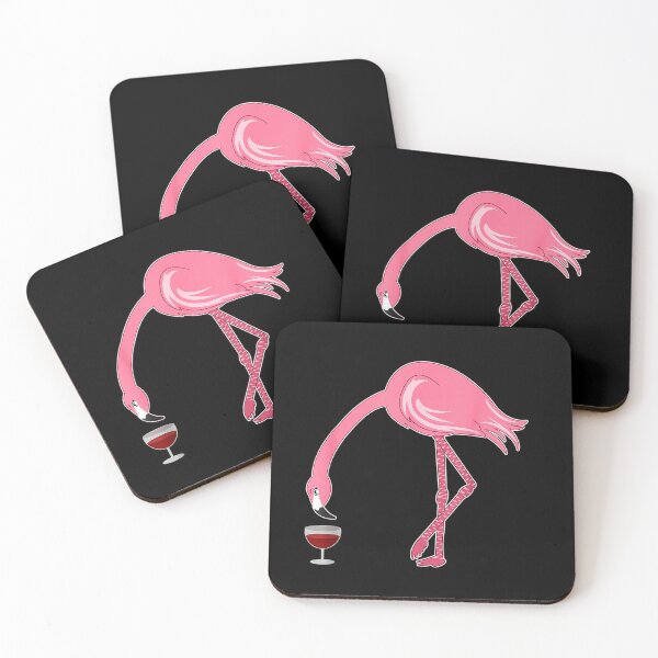 Item preview, Flamingo Wines  Party Pink Bird Fans designed and sold by Colleen206.