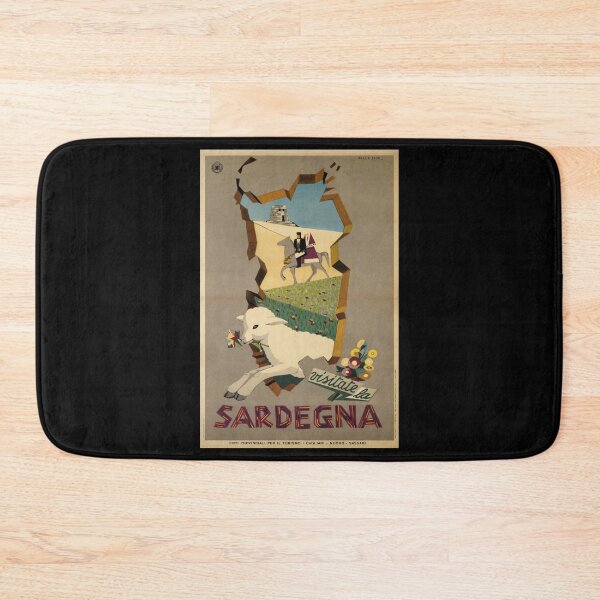 Item preview, retro classic ENIT Sardegna poster designed and sold by CorasPosters.